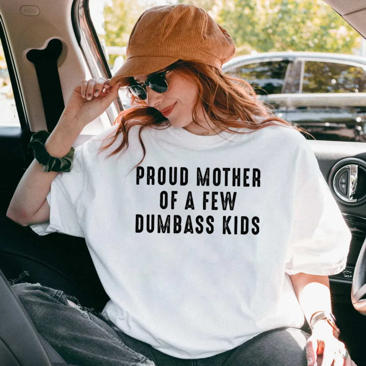 Proud Mother Of A Few Dumbass Kids Womens T Shirt, Funny Shirt I Love My Mother, I Love My Mom, Gift For Mommy, Mom Shirt, Unisex T-Shirt, Gifts For Women Mom Mother From Daughter Son, Short Sleeve Tee Shirt, Mom Gifts, Gifts For Birthday