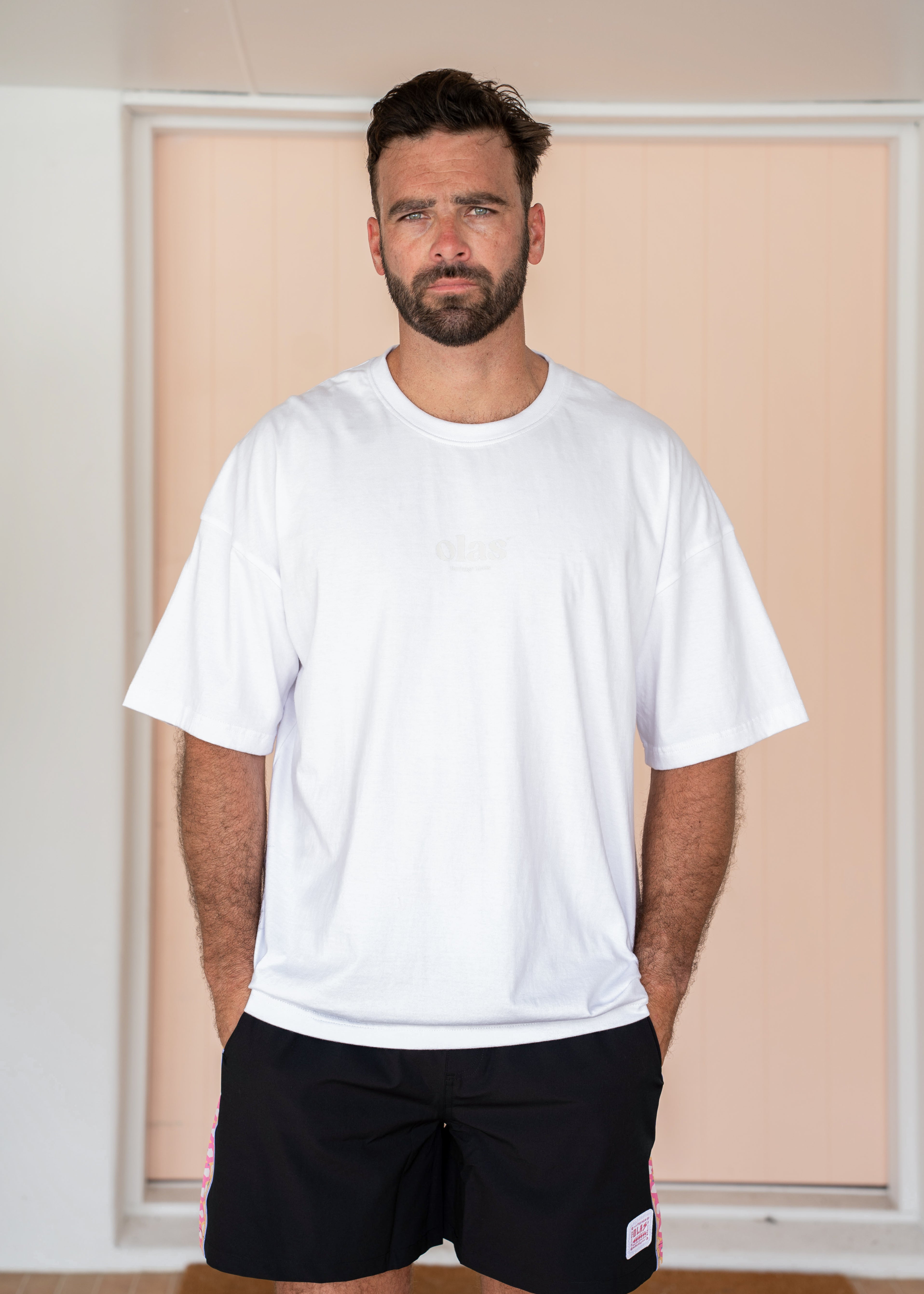 STAPLE BOX TEE WHITE