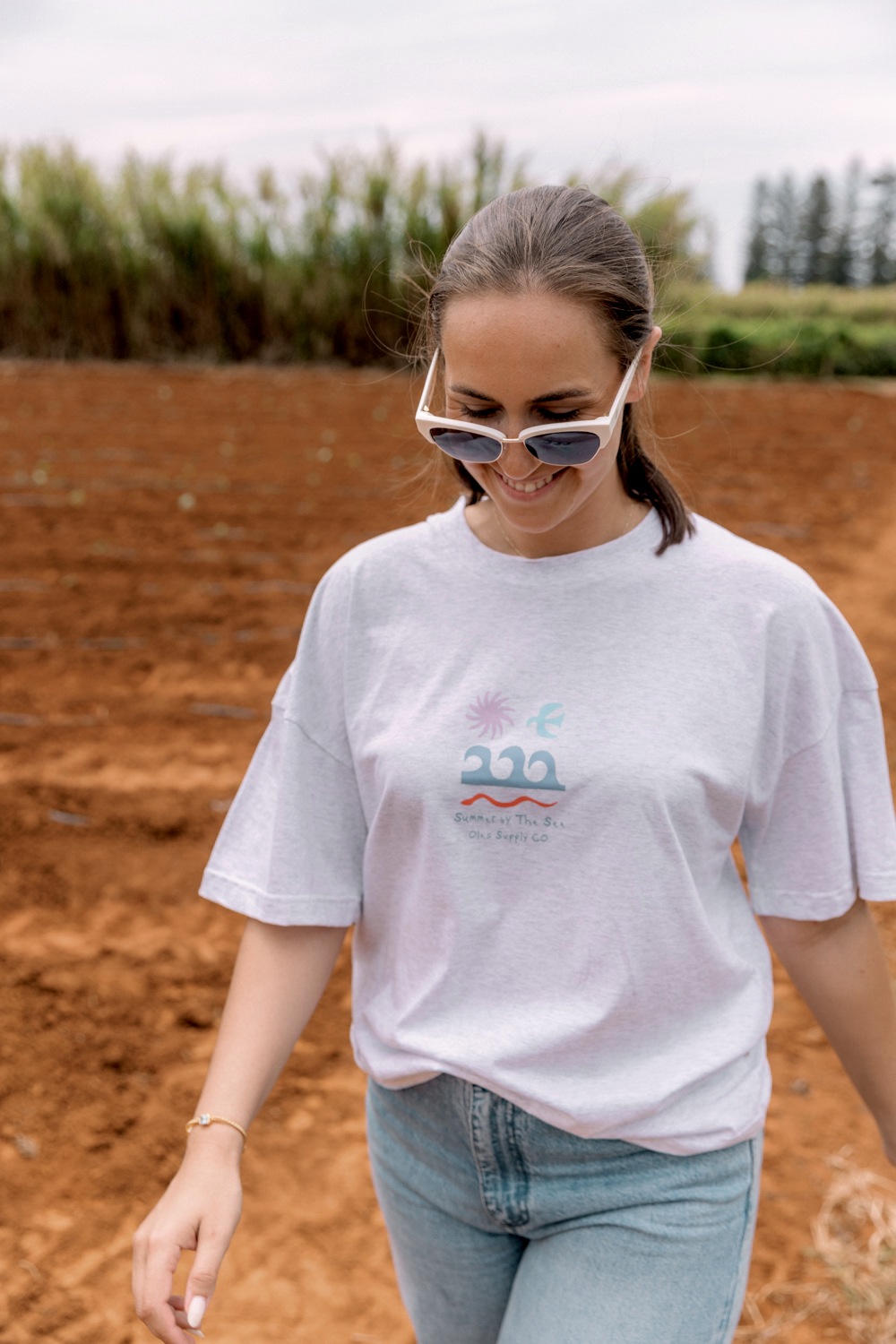 SUMMER BY THE SEA BOX TEE