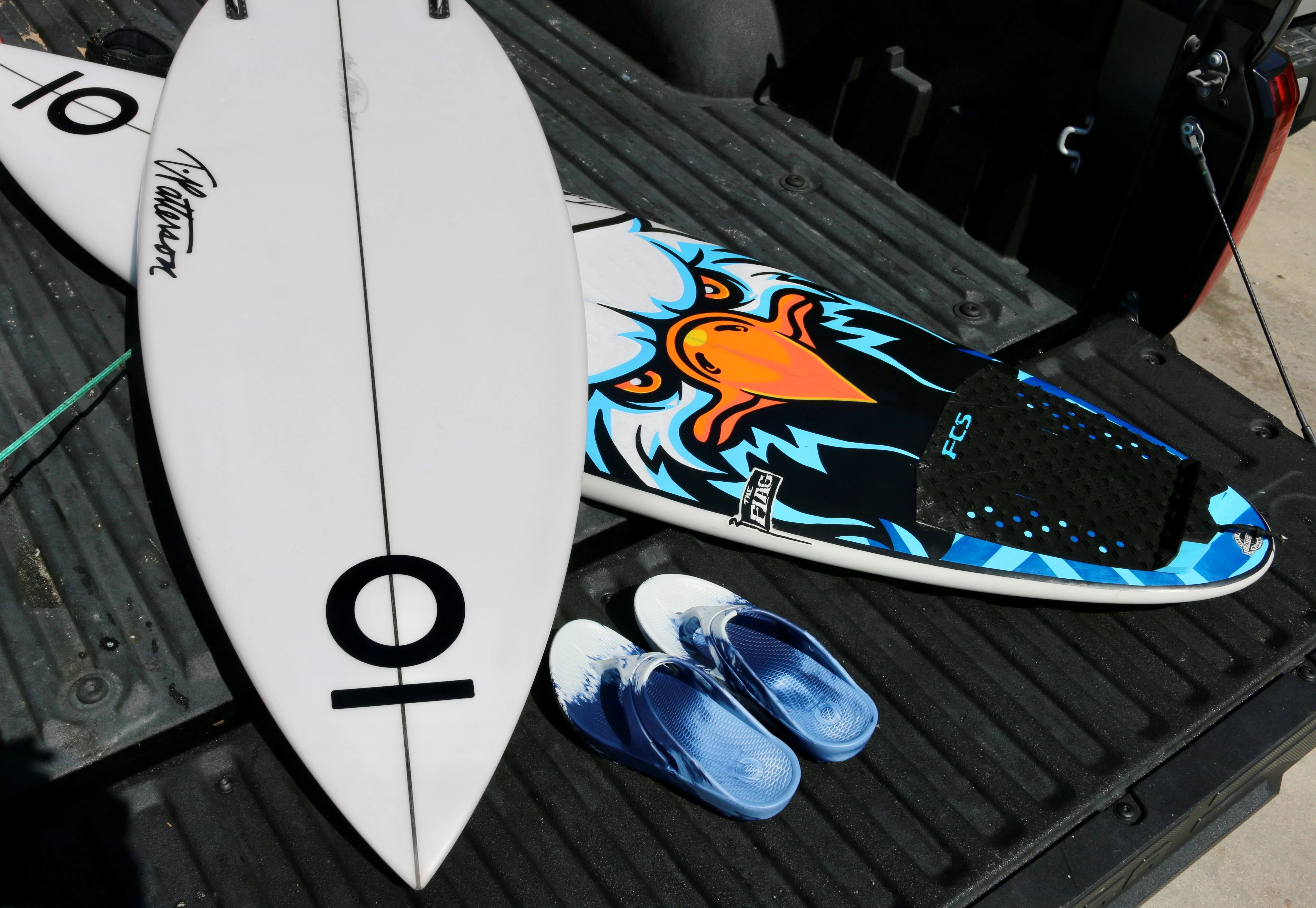 Youth Recovery Flip Flop, Kona Blue Marble