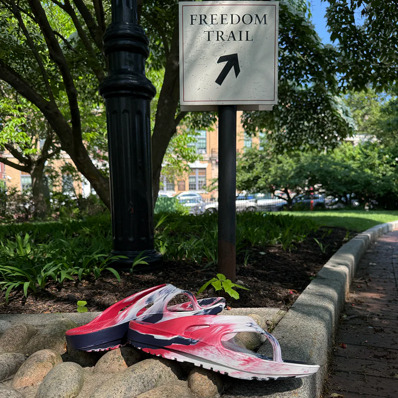 Recovery Flip Flop, USA Marble